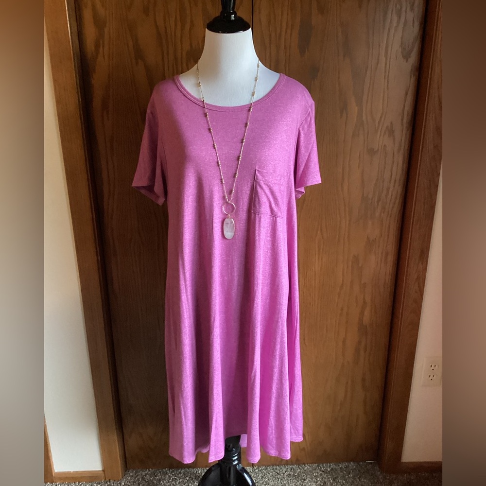 COPY - LuLaRoe Carly Short-Sleeved Dress